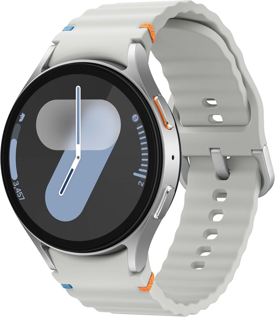 삼성 갤럭시 시계 7 44mm LTE AI Smartwatch w / 에너지 점수, 웰빙 팁, 심박수 추적, 수면 모니터, 피트니스 추적기, 2024, 실버 [US 버전, 1Yr 제조업체 보증]
