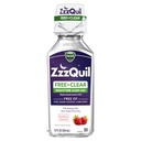 ZzzQuil, 야간 수면 보조 액체, 알코올 및 인공 염료, 50 mg Diphenhydramine HCl, No.1 수면 보조 브랜드, 가을 Asleep Fast, Non-Habit Forming, Soothing Berry 풍미, 12 FL OZ