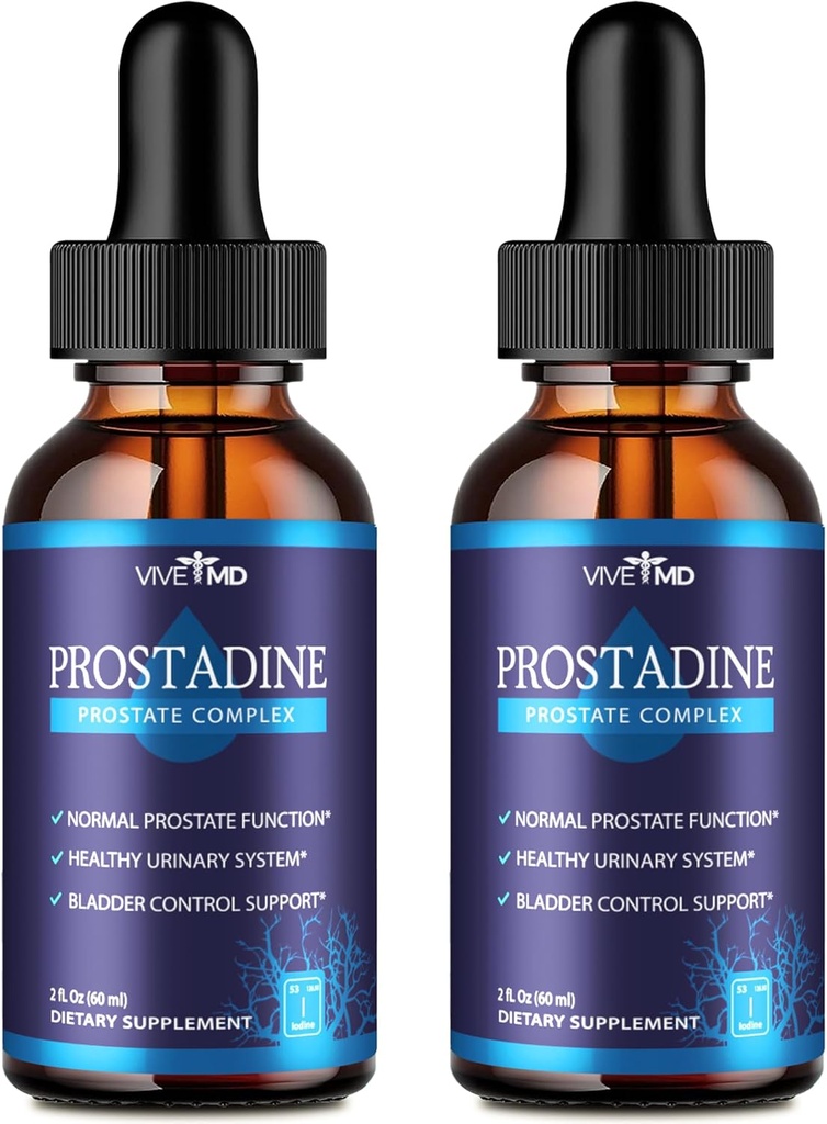 전립선 건강을위한 Vive MD Prostadine Drops, Bladder Urinating Issues - Pomegranate와 여분 강도에 대한 Prostadine 공식 드롭 공식 - Prostadine 리뷰 (패키지 2)