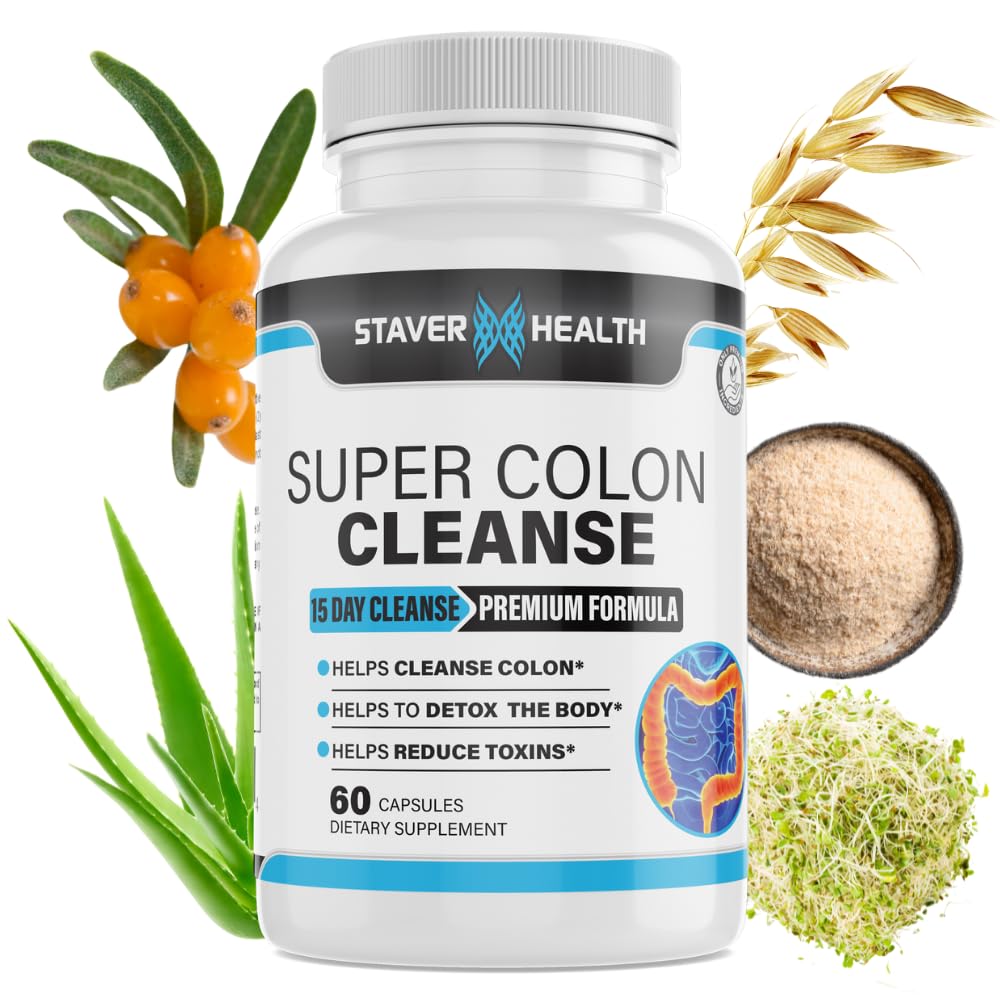 Super Colon Cleanse - 15 일 Cleanse, 콜론 클렌징 알약, 콜론 클렌저 & Detox, 심플한 Husk