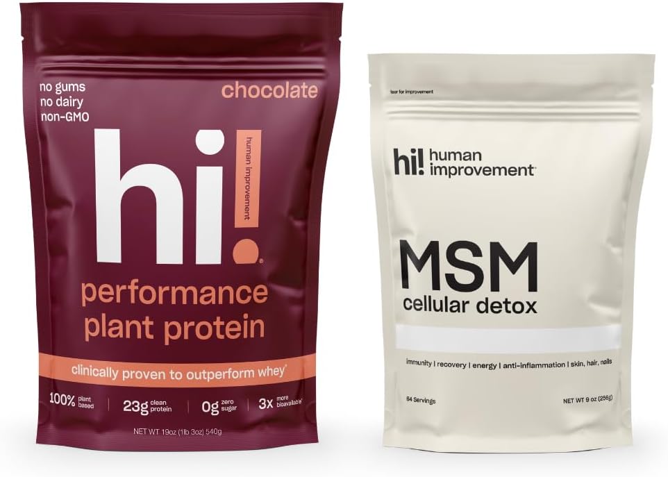 인간 개량 초콜렛 성과 단백질과 MSM 셀룰러 Detox 뭉치