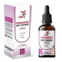SMS, Pueraria Mirifica Drops의 Feminizer | 프리미엄 등급 | 초본 액체 추출 | 비 GMO, 유기, 채식, 알코올 프리 태피스 | 2 Fl Oz (60ml) | 트랜스 여성 레이디 소년 LGBT