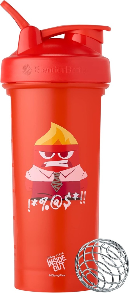 BlenderBottle Pixar Classic V2 Shaker Bottle Perfect for Protein Shakes and Pre Workout, 28-Ounce, 내부 아웃