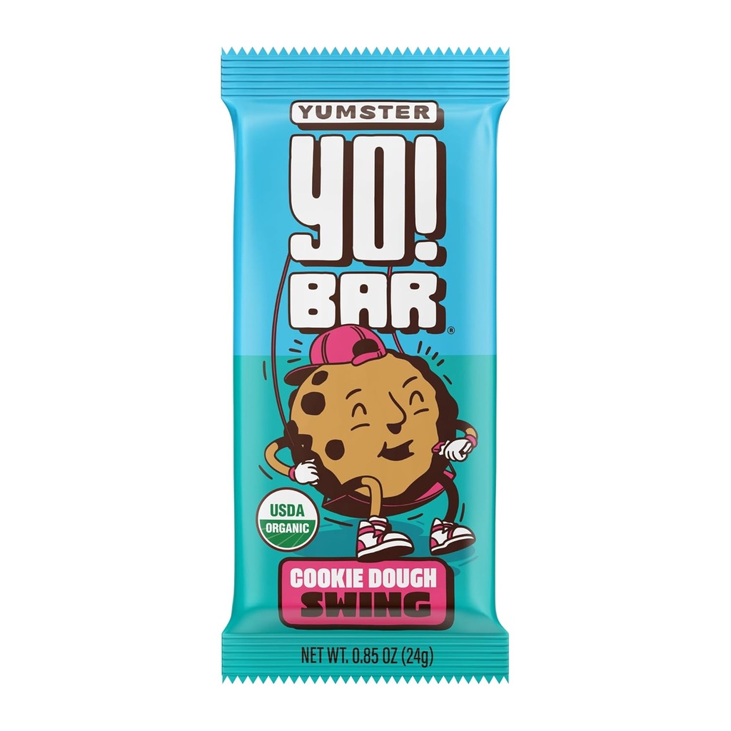 · Bearded Brothers Vegan Organic Kids Bar, 쿠키 반죽 (25 Bar) - 글루텐 무료, Paleo 및 전체 30 | Soy Free, Non-GMO, Low Glycemic, No Sugar 추가, 섬유 + 전체 식품