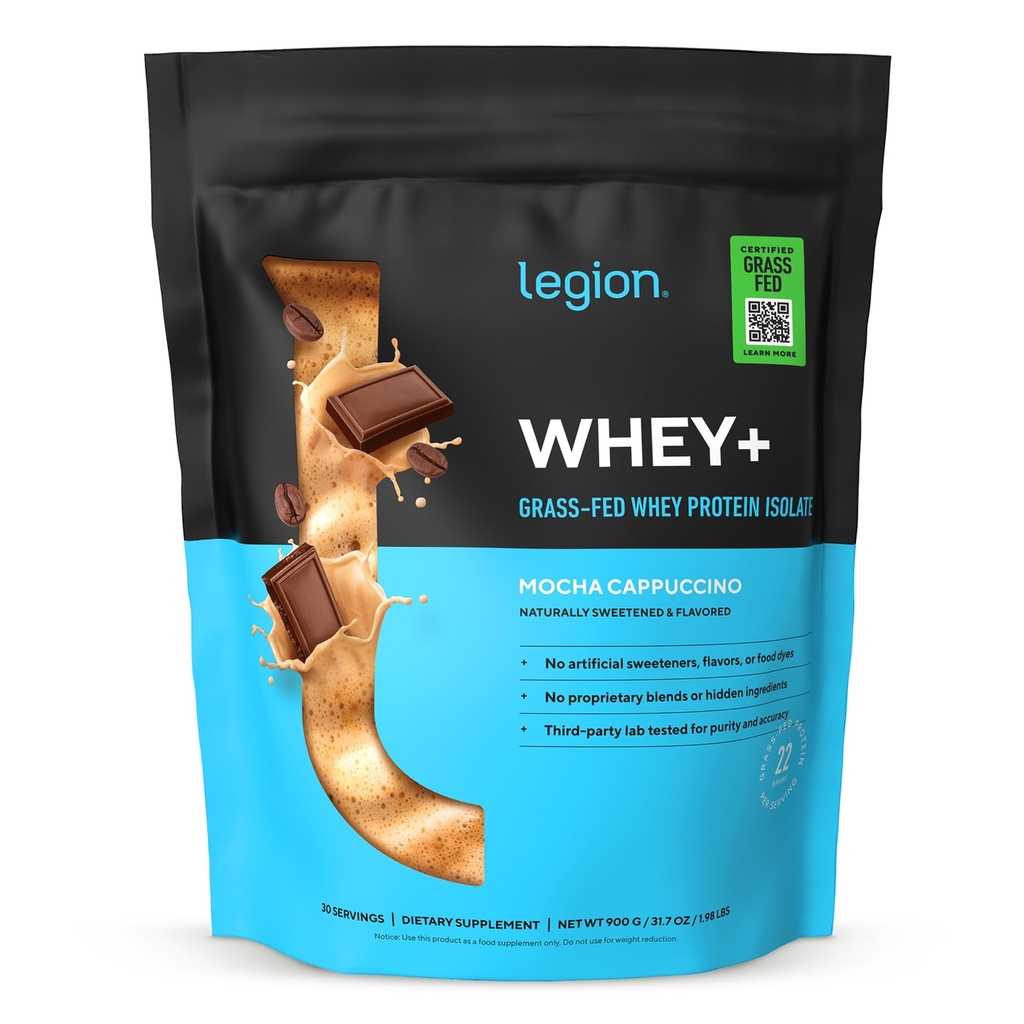 이름 * Whey+ Protein Whey Isolate from Grass Fed Cows - Whey Protein Isolate Powder Low Calorie, Non-GMO, Sugar Free, Lactose 및 Gluten Free, 남성 및 여성 30 서빙을위한 모든 천연 단백질 분말