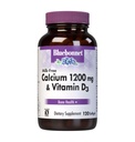 Bluebonnet 영양 우유 자유로운 칼슘 1,200 mg 플러스 비타민 D3 400 IU - 높은 힘, 최대 흡수 강한 건강한 뼈 & 면역력 지원 보충교재, 글루텐 자유로운, 낙농장 자유로운, 120 Softgels