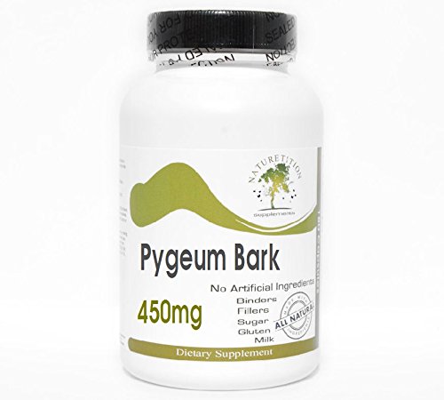 Pygeum Bark 450mg ~ 200 캡슐 - 첨가제 없음 ~ Naturetition 보충제