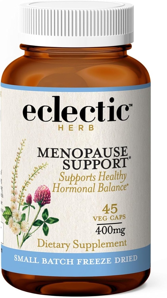 Eclectic Institute 익지않는 신선한 동결 건조된 폐경 지원 | 45 CT (400 mg)