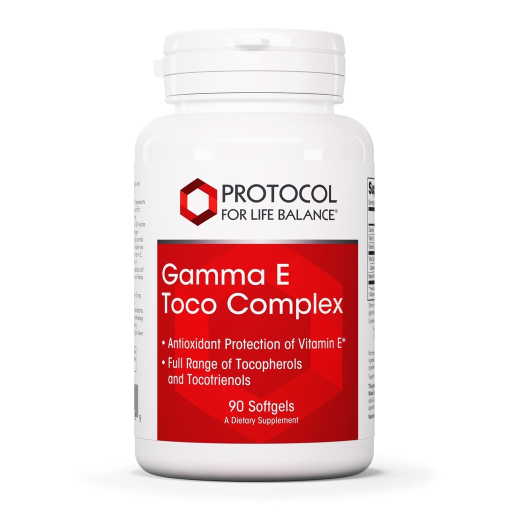 LIFE BALANCE Gamma E Toco Complex를 위한 PROTOCOL - 비타민 E 300mg - 산화 방지제 지원 - 심장 혈관 건강 & 뇌 건강을 위해 - Tocotrienol로 - Halal & 낙농장 자유로운 - 90 Softgels