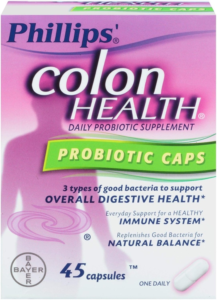 필립스 대령 건강, Probiotic 모자, 45 ct.