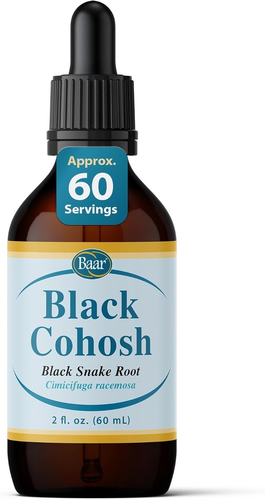 Baar Black Cohosh (Snakeroot) 유체 추출, 2 온스