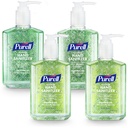 PURELL 진보된 손 소독제 Soothing 젤, 신선한 냄새, 8개의 fl oz 펌프 병 (포장의 4), 9674-06-ECDECO