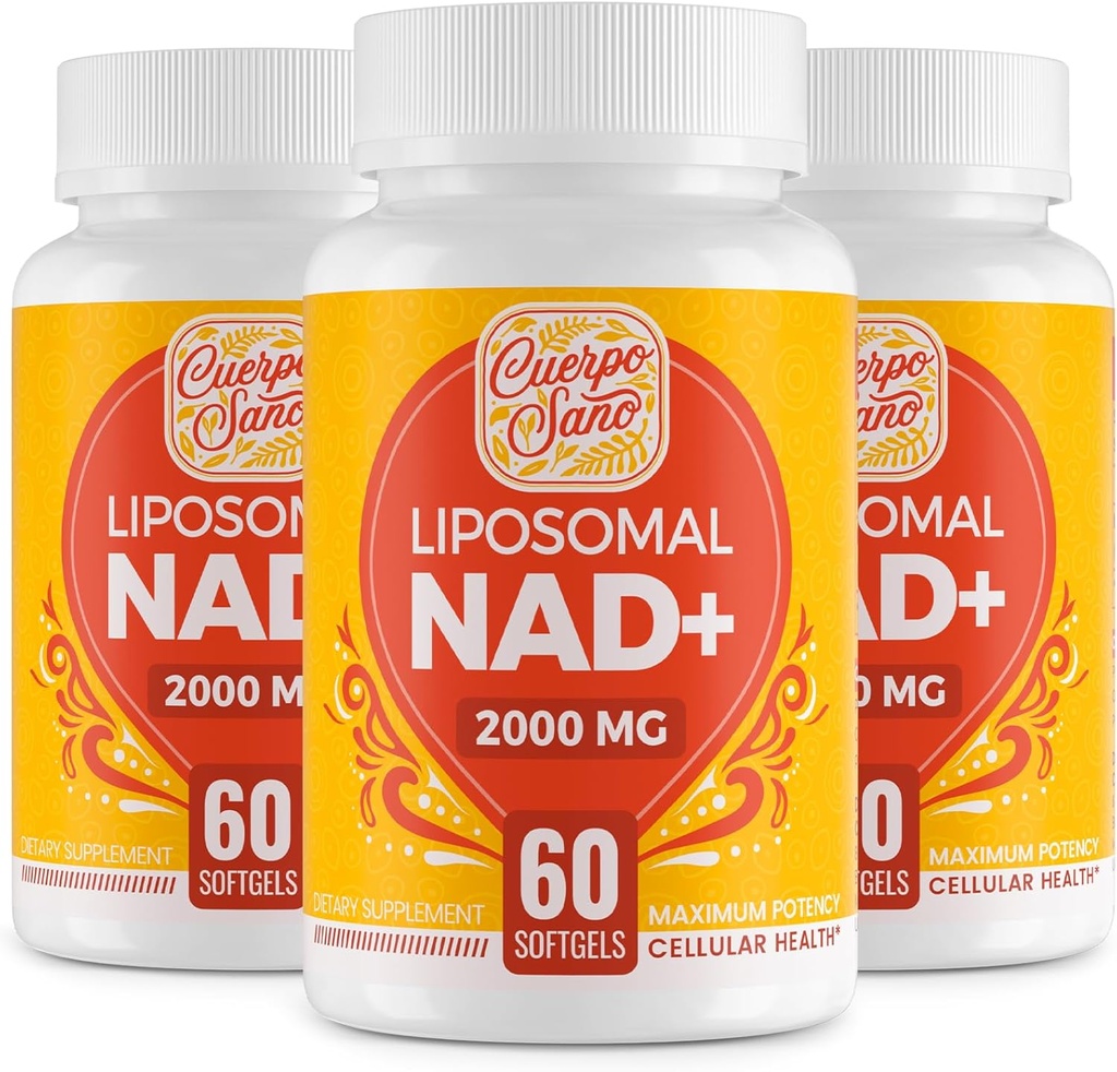 2000 MG NAD 보충교재, 높은 흡수를 가진 Liposomal NAD+, Nicotinamide Riboside 보다는 능률, 순수한 & 플러스 밀어주는 보충교재, 시효 방어, 대사 & 세포질, 180 softgels