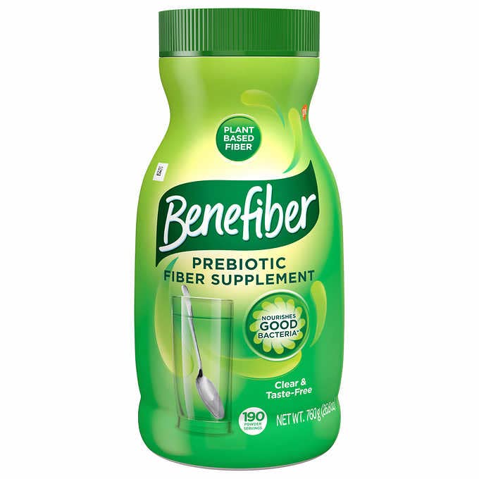 Benefiber 섬유 보충교재 분말 190 서빙 - 설탕 자유로운 모래 자유로운 722 그램 (25.5 oz.)