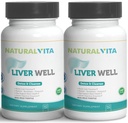 Liver Well (2) Cleanse, 대사 지원 Dtox - 우유 이틀 추출물을 가진 Liverwell 건강을 위한 간결
