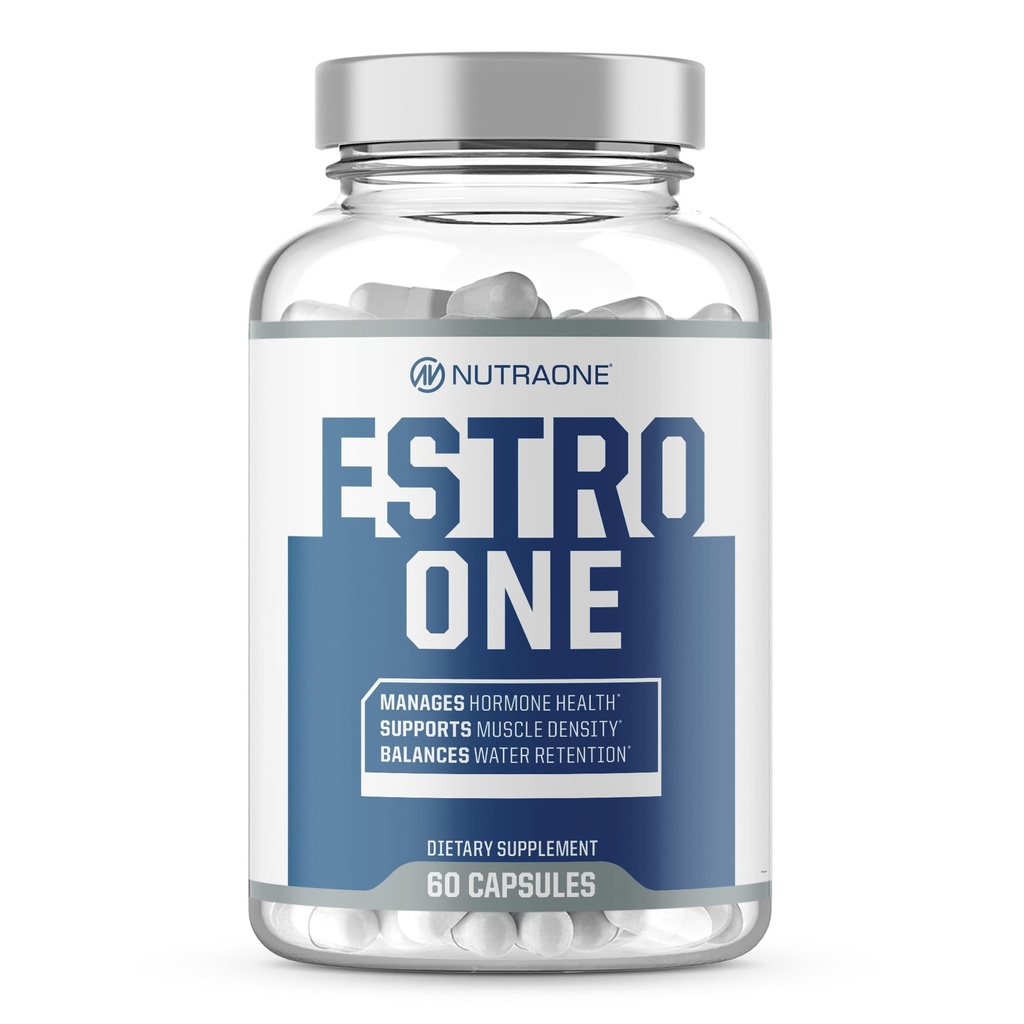 Men Natural Strength, Mood 및 Drive Support* (60 캡슐)에 대한 NutraOne EstroOne 호르몬 지원