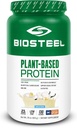 BioSteel Vegan Protein Powder - Vanilla, 스포츠 용 NSF, 1.8 파운드, 22g Protein, 25 서빙 - 브라운 쌀, 완두 및 호박 씨앗이있는 식물 기반 단백질 분말 - 프리미엄 식물 단백질 분말
