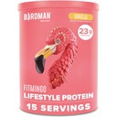 BIRDMAN Fitmingo Vegan Protein Powder with Inositol, Collagen Boosters, Hyaluronic Acid and Vitamins | 낮은 Carb, Dairy Free, Low Calorie | 23g 플랜트 기반 블루베리 단백질 파우더 Myo-Inositol