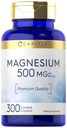 Carlyle 마그네슘 500mg | 300의 코팅 모자 | 채식주의, 비 GMO 및 글루텐 무료 보충