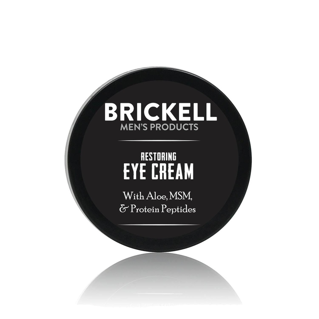 Brickell 남자는 남자를 위한 눈 크림, 자연 적이고 및 유기 노화 방지 눈 Balm의 밑에, 주름, 어두운 원형, 주름 발 및 눈 부대의 밑에, 0.5 Ounce, 무향한
