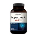 NatureBell Huperzine A 400mcg Per 서빙, 240 캡슐, (Huperzine A 보충교재) | 지원 초점, Cognition, 기억, 및 학습 능력 – 우수한 두뇌 건강 보충교재 – GMOs 없음
