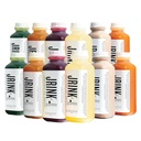 JRINK by Purée Intermediate Juice Cleanse, 유기농 2 일 건강 야채와 과일 주스, 냉동 프레스 주스 클렌징, 12 병, 16oz 각각