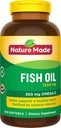 성격은 물고기 기름 1200 Mg (360 Mg Omega-3) 200 액체 Softgels를 만들었습니다