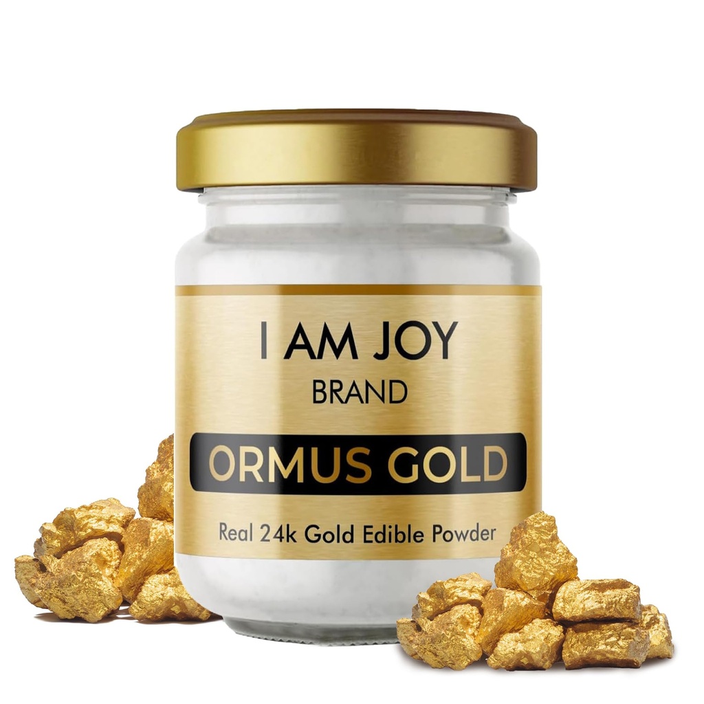 I Am Joy co. 순수한 Ormus 백색 금 분말 모노 원자 M-State 24k 99.99% | 플라스틱 없음, Lye 없음, 염료 없음, 충전물 없음 | 22 그램