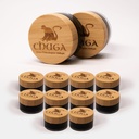 Chuga Shilajit Authentic Himalayan Shilajit Resin | Naturally Sourced Grade A Shilajit | 35 그램 항아리 150 인분 (12 팩)