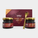 VASU Ayurveda Himalayan Shilajit 수지 400mg - 실험실은 Fulvic 산 및 85 + Trace 무기물과 천연 에너지 부스터를 테스트했습니다 - 남성 및 여성을위한 순수한 Shilajit - 힘 & 체력을위한 100 일 공급 (2 팩)