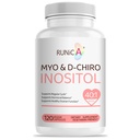 여성을 위한 Myo-Inositol & D-Chiro Inositol 보충교재 - 이상 40:1 비율 - 지원 호르몬 균형 & Fertility & Ovarian 건강 - Vegan 분말 캡슐 - 120의 캡슐 30 일 공급