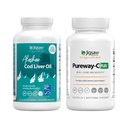 지그토 건강 번들 | 알래스카 코드 생강, 180 Softgels, Pureway-C Plus, 120 캡슐