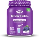 BioSteel Zero Sugar Hydration Mix, 5 Essential Electrolytes, 포도 맛, Tub 당 100 서빙