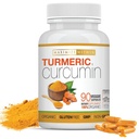 관린 1500mg, 90 조사를 가진 Turmeric Curcumin