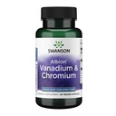 Swanson Albion Chelated 바나듐과 크롬 60 Veg 캡슐