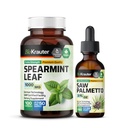 BIO KRAUTER Spearmint 100 캡슐 & 톱 팔로토 Tincture 2 Fl. Oz.