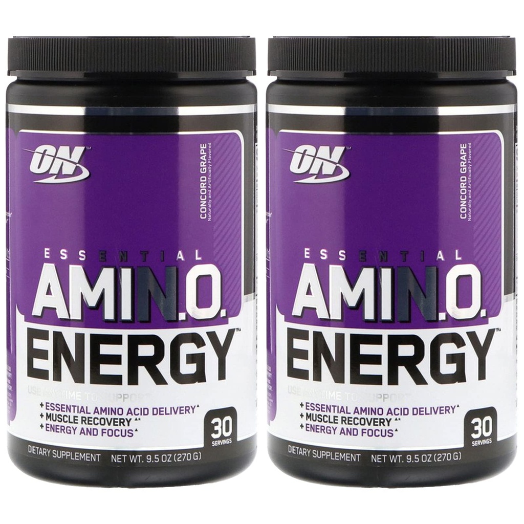 최적 영양, (2 팩 필수 Amin.O. 에너지, Concord 포도, 9.5 oz (270 g)