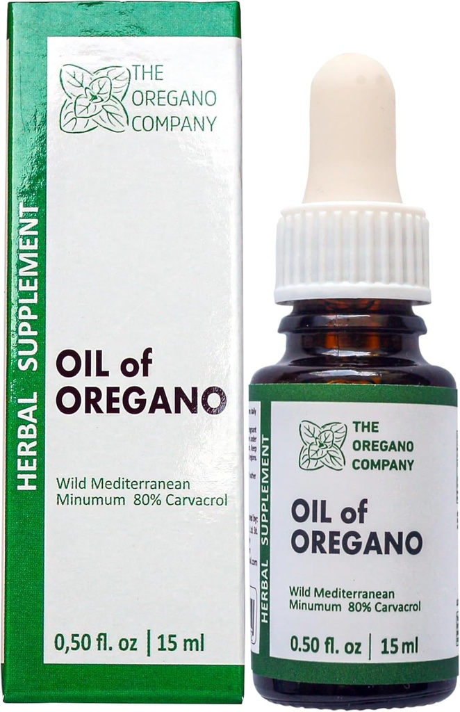 OREGANO COMPANY- Oregano 0.50의 기름. oz 15 ml 액체, 하락, 채식주의자, 채식주의자, Aceite De Oregano, 식용 음식 급료 보충교재, 높은 자연적인 Carvacrol 힘, 야생 Oregano 기름 추출물 Tincture