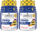 Zarbee's Children's Sleep Gummies with Melatonin, 아이들의 수면 Gummies를 형성하는 Non-Habit는 평화로운 수면, 약 자유로운, 자연적인 Strawberry, 60의 ct (포장 2)를 승진시키기 위하여 자연적인 수면 주기를 가진 자연적인 수면 주기를 일합니다
