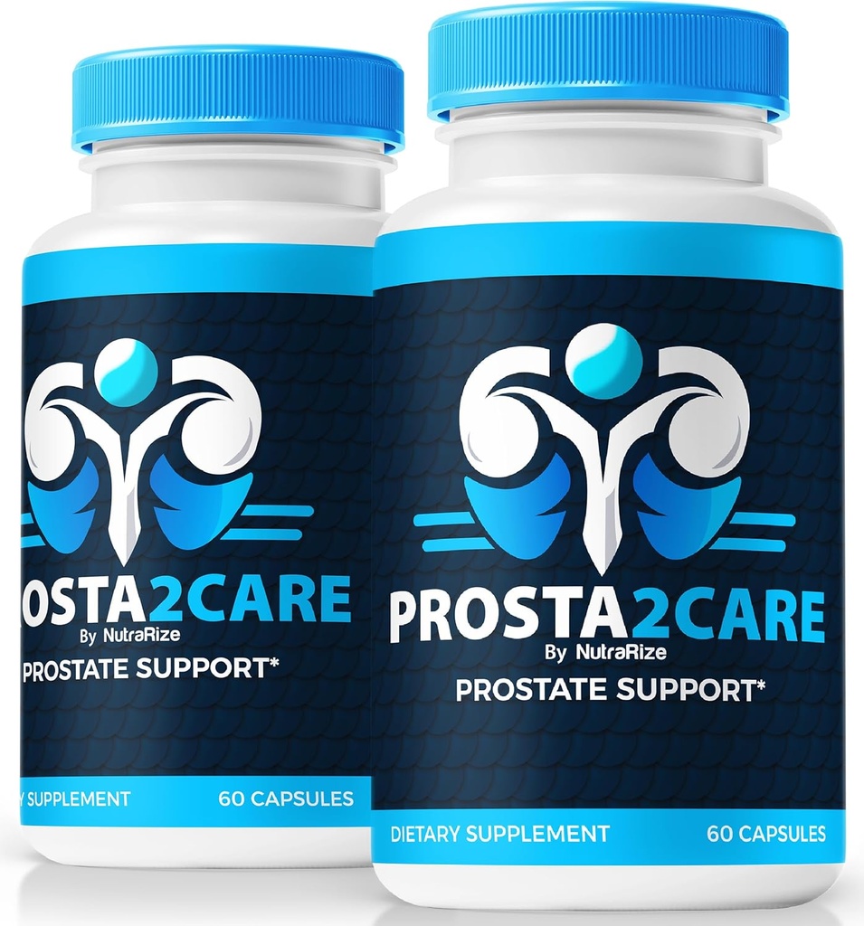 (2 팩) Prosta2Care 캡슐 - 전립선 건강을 유지하기위한 완전한 공식, Prosta 2 케어 천연 캡슐, 프리미엄 전립선 지원 공식, 공식 Prosta 2Care Pastillas 검토 (120 캡슐)
