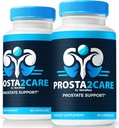 (2 팩) Prosta2Care 캡슐 - 전립선 건강을 유지하기위한 완전한 공식, Prosta 2 케어 천연 캡슐, 프리미엄 전립선 지원 공식, 공식 Prosta 2Care Pastillas 검토 (120 캡슐)