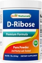 최고의 자연 D-Ribose 분말 1 파운드