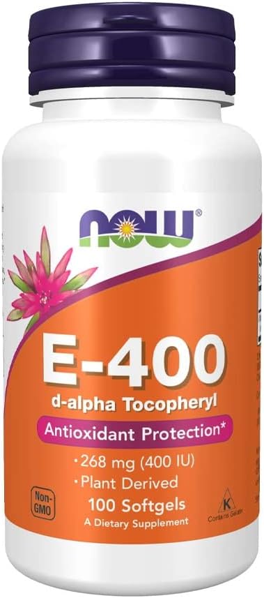 이제 식품 비타민 E-400 혼합 토코페롤 - 100 Softgels