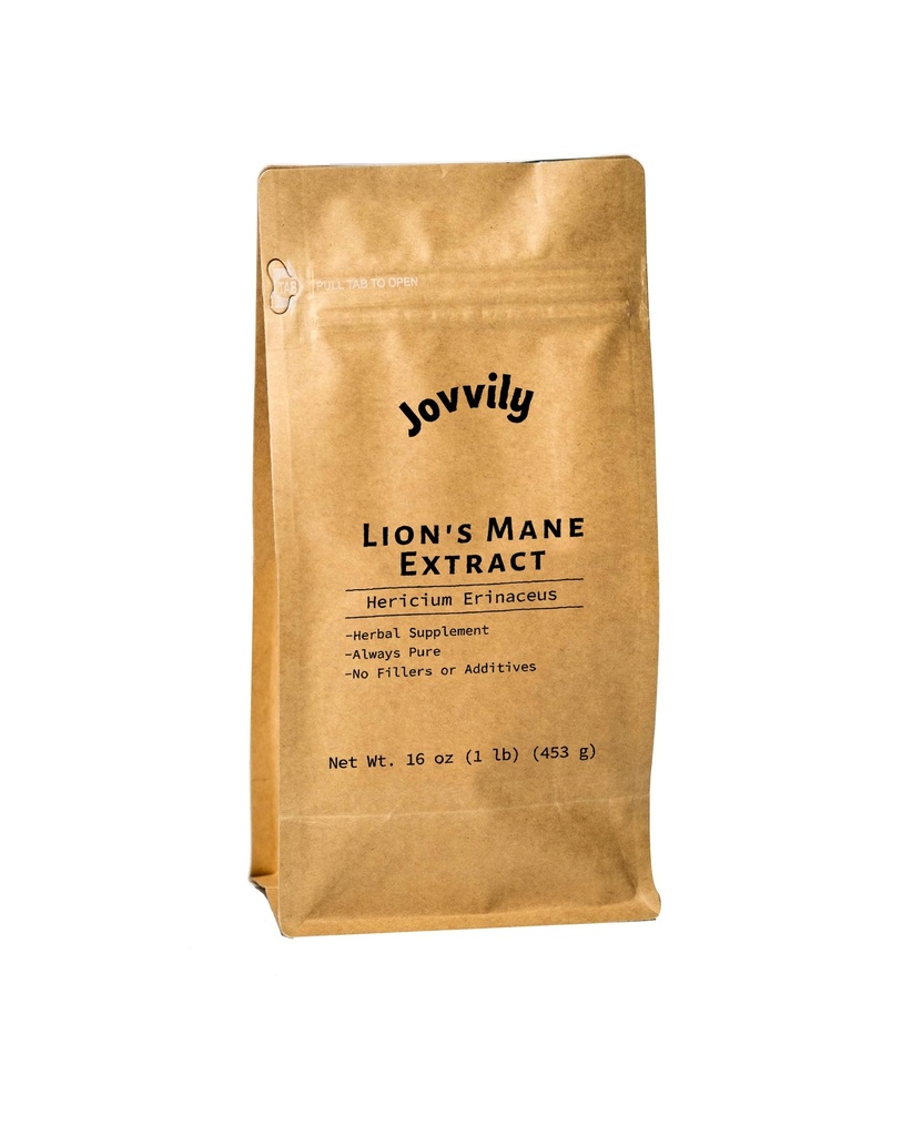 Lion's Mane 버섯 추출물, 1 lb, Hericium Erinaceus 추출물, 초본 보충교재, 항상 순수한