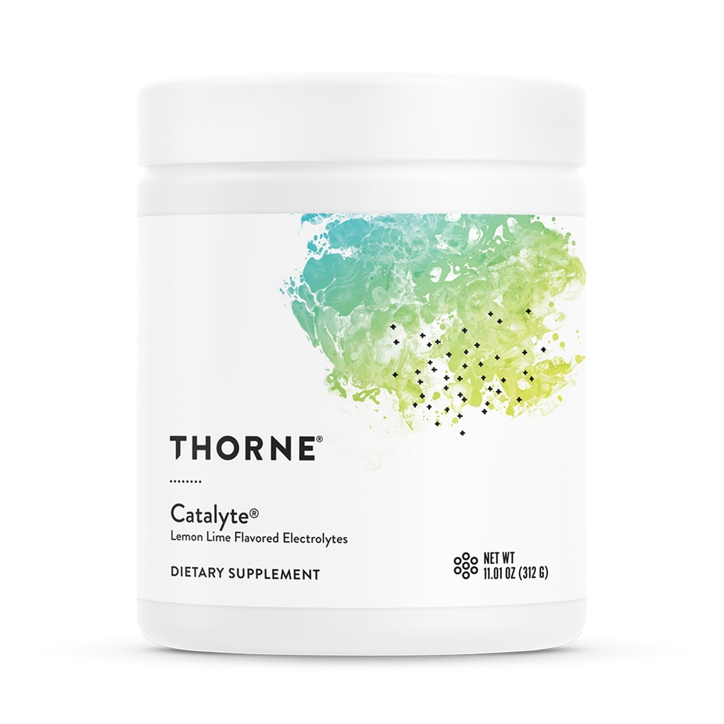 THORNE - Catalyte - 전해질 보충 및 에너지 복원 보충 * - 인공 감미료 없음 - 스포츠 - 레몬 Lime - 11.01 Oz 인증