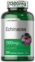 Horbäach Echinacea 추출 캡슐 1300mg | 300 개 | Vegan, Non-GMO, 글루텐 무료 보충