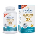 북유럽 자연 궁극적 오메가 2X, 레몬 맛 - 90 소프트 젤 - 2150 mg 오메가 - EPA & DHA와 높은 순수성 오메가 - 뇌 및 심장 건강 촉진 - 비 GMO - 45 서빙
