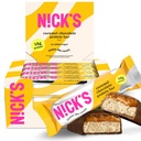 Nick 's Chocolate Caramel Protein Bars - 12-Count Box | 고단백, 저 칼로리, 저탄소, 케토 친화적, 설탕 없음