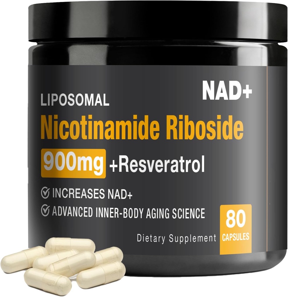 NAD + 보충교재 - Nicotinamide Riboside (NR)와 Resveratrol Quercetin USA-063-0911XL-141NAD를 가진 성인 900mg를 위한 NAD+ 승압기