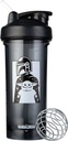 BlenderBottle Star Wars Shaker Bottle Pro 시리즈 단백질 쉐이크 및 사전 운동, 28-Ounce, Mandalorian 및 아동을위한 완벽한
